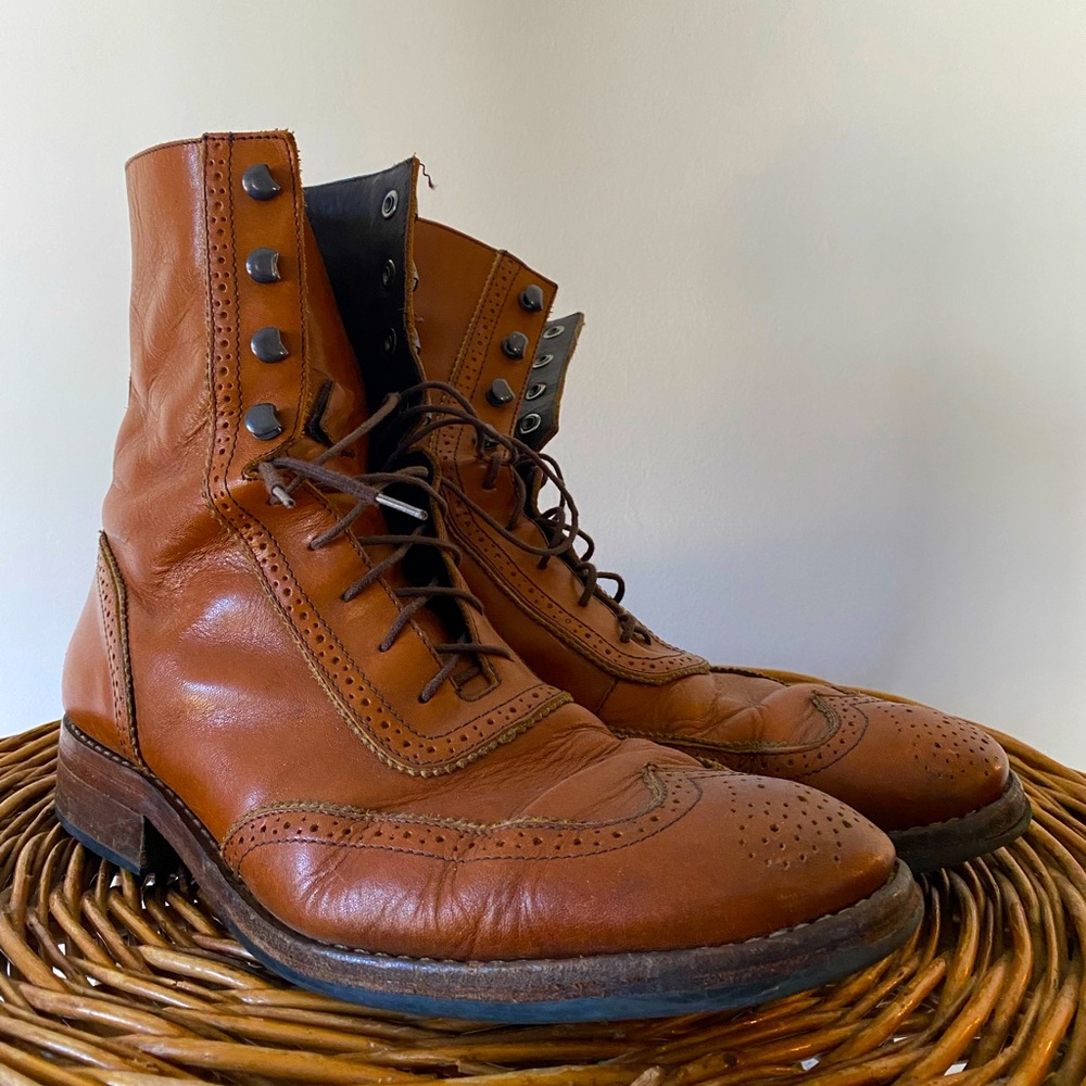 Wolverine 1000 Mile Winchester Wingtip Boots - 10D